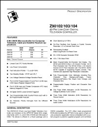 Click here to download Z89010404PSC Datasheet