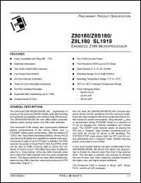 Click here to download Z8L18008FEC Datasheet