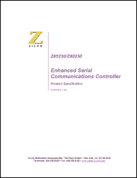 Click here to download Z8523008PEC Datasheet