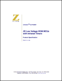 Click here to download ZLR16300P2016G Datasheet