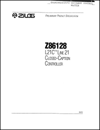 Click here to download Z86128 Datasheet