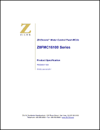 Click here to download Z8FMC161000ZEM Datasheet