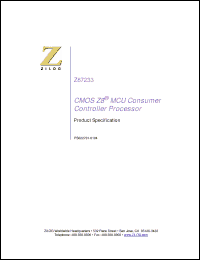 Click here to download Z8723304PEC Datasheet
