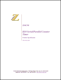 Click here to download Z84C9008VEC Datasheet