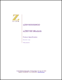Click here to download EZ80190 Datasheet