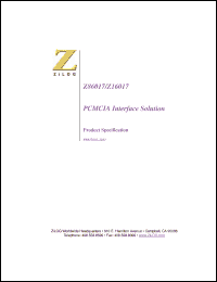 Click here to download Z86017 Datasheet
