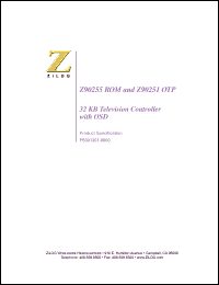 Click here to download Z8933200ZCO Datasheet