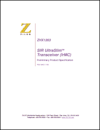 Click here to download ZHX1203 Datasheet