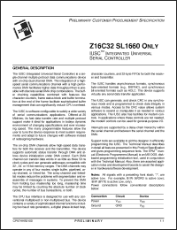 Click here to download Z16C32SL1660 Datasheet