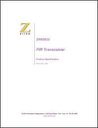 Click here to download ZHX2022TV040THTR Datasheet