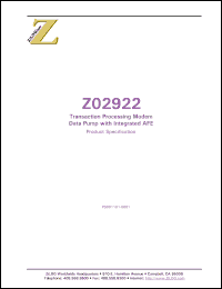 Click here to download Z0292212VSCR3796 Datasheet