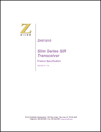 Click here to download ZHC1810 Datasheet