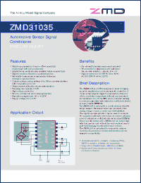 Click here to download ZMD31035AAF-T Datasheet