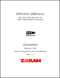 Click here to download ZR36506 Datasheet