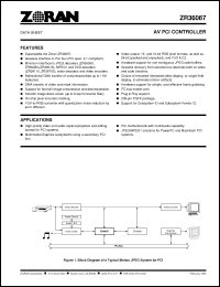 Click here to download ZR36067 Datasheet