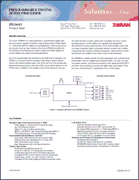 Click here to download ZR38601 Datasheet