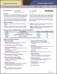 Click here to download ZR39163 Datasheet