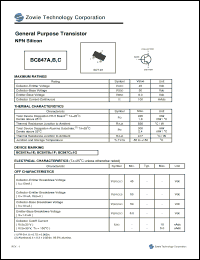 Click here to download BC847A Datasheet