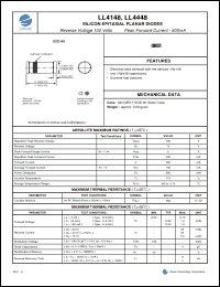 Click here to download LL4448 Datasheet
