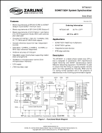 Click here to download MT90401AB Datasheet
