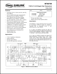 Click here to download MT9076BP Datasheet