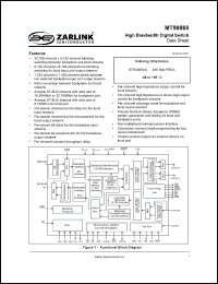 Click here to download MT9086 Datasheet