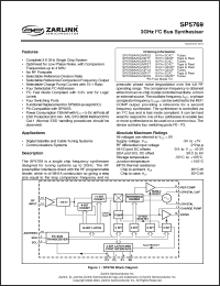 Click here to download SP5769A/KG/MP1TT Datasheet
