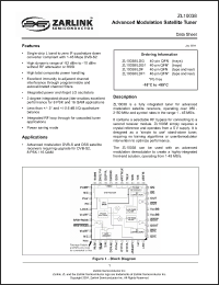 Click here to download ZL10038 Datasheet
