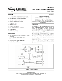 Click here to download ZL20200/LCF Datasheet