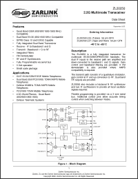 Click here to download ZL20250/LCF Datasheet