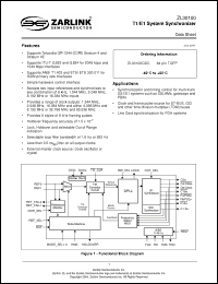 Click here to download ZL30100QDC Datasheet