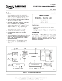 Click here to download ZL30407QCC Datasheet
