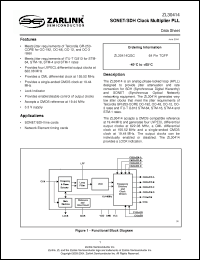 Click here to download ZL30414QGC Datasheet
