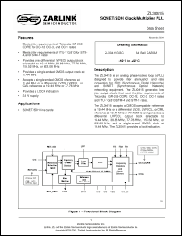 Click here to download ZL30415QGC Datasheet