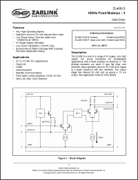 Click here to download ZL40815/DCF Datasheet