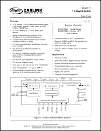 Click here to download ZL50017 Datasheet