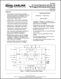 Click here to download ZL50050GAC Datasheet