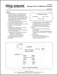 Click here to download ZL50409GDC Datasheet