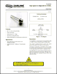 Click here to download ZL60002 Datasheet