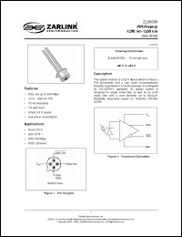 Click here to download ZL60009 Datasheet