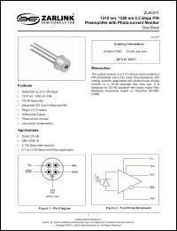 Click here to download ZL60011/TBD Datasheet