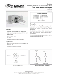 Click here to download ZL60402TED Datasheet