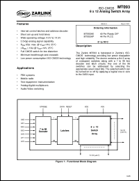 Click here to download MT093AP Datasheet