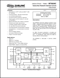 Click here to download MT8930CP Datasheet