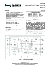 Click here to download MT8941BP1 Datasheet