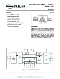 Click here to download MT8981DPR Datasheet