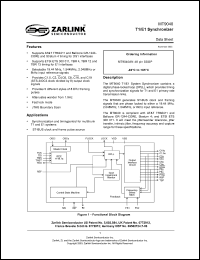 Click here to download MT9040AN Datasheet