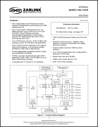 Click here to download MT90503AG Datasheet