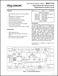 Click here to download MT9171AN Datasheet