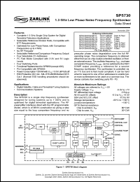 Click here to download SP5730A/KG/QP1S Datasheet